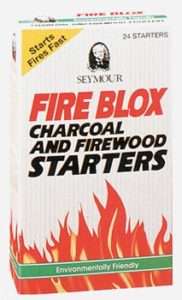 Fireplace Wood Stove FireStarters Seymour Fire Blox 24  