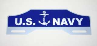 US NAVY License Plate Tag Topper Chevy FORD Rat Hot Rod  