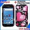   Galaxy S 2 II T989 T Mobile Crystal Clear Hard Case Cover +Screen