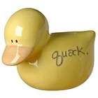 Roman Pack of 4 Charming Quack Yellow Baby Duck Coin Banks 4.5