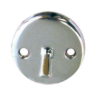 Lasco 03 1403 Bathtub Trip Plate And Lever with Screws, Chrome Plated 