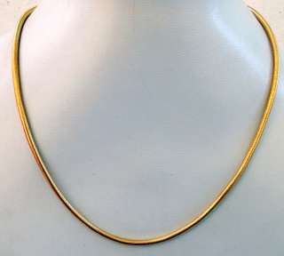 ESTATE 18 KARAT SOLID GOLD ROPE CHAIN NECKLACE. FULL HANDCRAFTED 