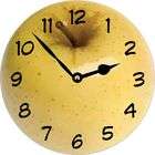 Rikkiknight Yellow Apple Art 11.4 Wall Clock   Ideal Gift for all 