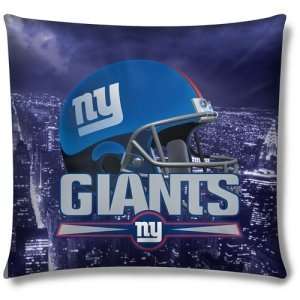  NFL New York Giants Photo Real Toss Pillow Sports 