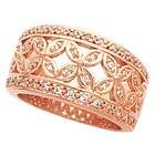 Gems is Me 14K Rose Gold Etruscan Inspired Diamond Ring   0.40 Ct.