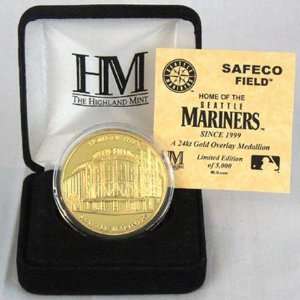  BSS   Safeco Field 24KT Gold Commemorative Coin 