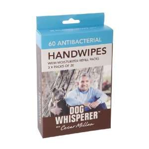 Dog Whisperer Cesar Millan Hand Wipe Refill Box, 60 Pack 