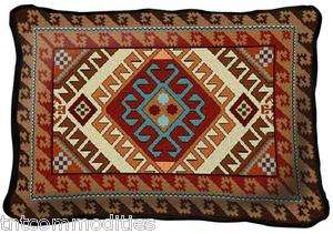   in USA Kilim Inspired Design Jacquard Woven Tapestry Pillow  