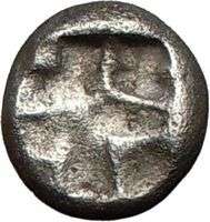 Parion 480BC ARCHAIC Authentic Ancient Genuine Silver Greek Coin 