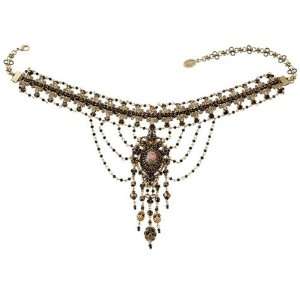 Collection Impressive Lace Based Choker Necklace Accented with Vintage 