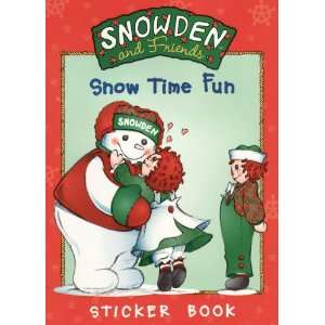   Ann & Andy with Snowden Snow Time Fun Sticker Book Toys & Games