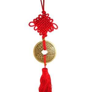  Big Chinese Feng Shui Coin Tassel Attract Wealth 