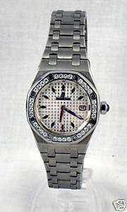 Audemars Piguet Royal Oak Ladies Diamond Watch  