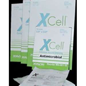  XCell Antimicrobial Cellulose Dressings   3.5 x 3.5, 10 