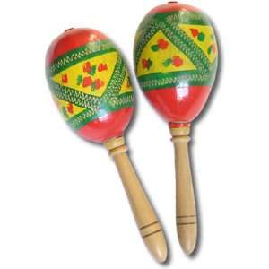  Peruvian Maracas Painted 