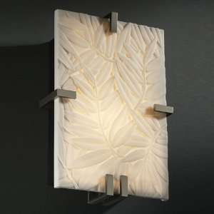  Justice Design Group PNA 5551 Clips Rectangle Wall Sconce 