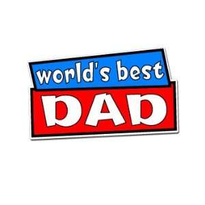  Worlds Best Dad   Car, Truck, Notebook, Bumper, Window 
