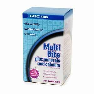 GNC Kids Multi Bite plus Minerals and Calcium, Tablets, Tutti Frutti 