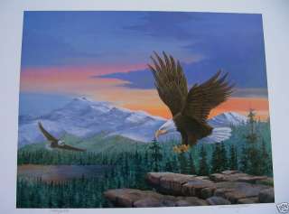 Larry D. Negaard Majestic Eagle Print  