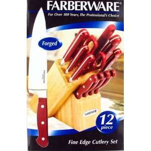 Farberware® Fine Edge Forged Knife 12 PC Block Set  