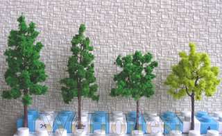 90 pcs Assorted Model Trees for N scale Layout Scene  