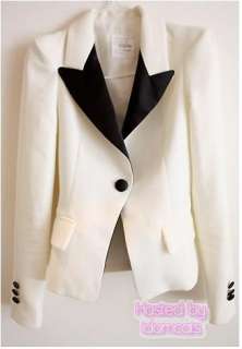 White Gorgeous Boho Fashion Ladies Womens New Stylish Blazer Jacket 