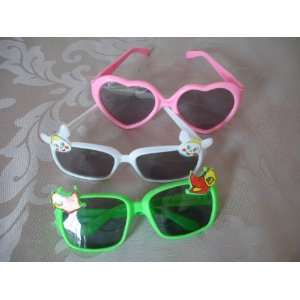    Package of Three Childrens Fun Sun Glasses 
