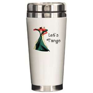  Lets Tango Hobbies Ceramic Travel Mug by  