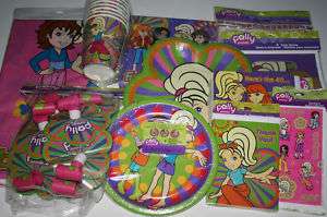 Polly Pocket Party Supplies Plates Cups Napkins & More  