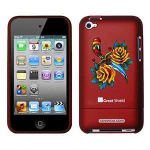  Dagger with Flowers on iPod Touch 4g Greatshield Case 