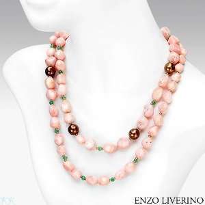  Enzo Liverino 6.30.Ctw Freshwater Pearl Necklace ENZO 