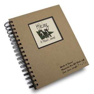  Hiking, A Hikers Journal   Kraft Hard Cover (prompts on 