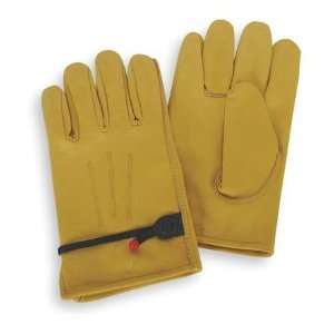  Leather Drivers Gloves Drivers Glove,Cowhide,S,Gold,PR 