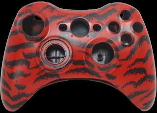 Red Tiger Xbox 360 Controller Shell  