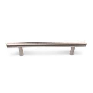 Contemporary expression   3 3/4 centers european bar pull in brushed