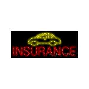  Auto Insurance Outdoor LED Sign 13 x 32