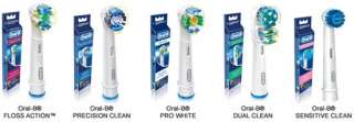   can customize your routine with a variety of Oral B replacement heads