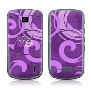 Purple Swirl Design Protective Skin Decal Sticker for LG Accolade 