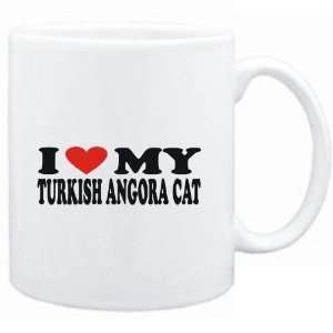    Mug White  I LOVE MY Turkish Angora  Cats
