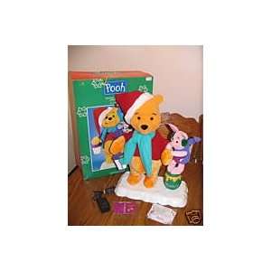  Animated Winnie the Pooh and Piglet Christmas 24 Display 