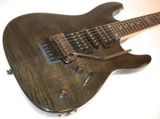 Dean Custom 380 Electric Guitar, Floyd Rose, Black, NEW  