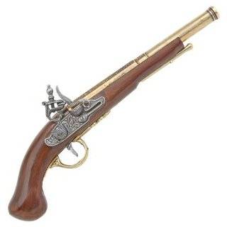 1700s Revolutionary War Flintlock Pistol   Detailed Replica of Classic 