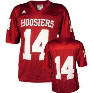 Indiana Hoosiers Replica Red Youth Football Jersey  Sports 