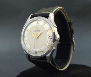 1951 Vintage OMEGA BUMPER AUTOMATIC 351 17J SWISS MEN 2TONE STAINLESS 