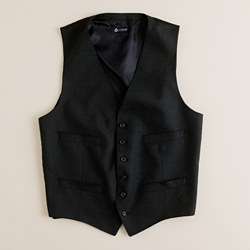 Suit vest in Italian wool
