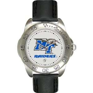  Middle Tennessee State Blue Raiders Mens Leather Sports 