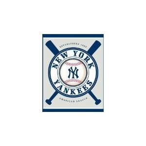  Yankees Double Header Blanket/Throw   Baseball MLB