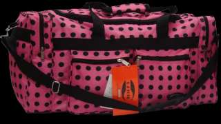 25 Pink with Black Polka Dots Tote