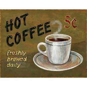 Hot Coffee by Beth Franks 14x11  Grocery & Gourmet Food