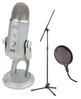   Bundle w/Boom Microphone Stand & Pop Filter 030955397764  